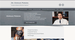 Desktop Screenshot of drenriquepereira.com