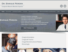 Tablet Screenshot of drenriquepereira.com